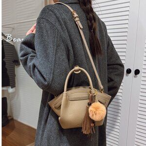 CHIC Pleated Tote Bag - Crossbody & Top Handle /Multiple colors available